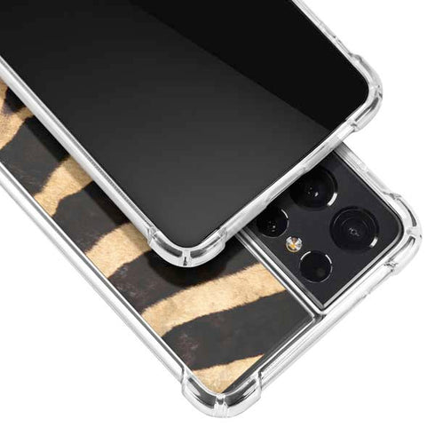 Zebra Animal Print Galaxy S21 Ultra 5G Clear Case